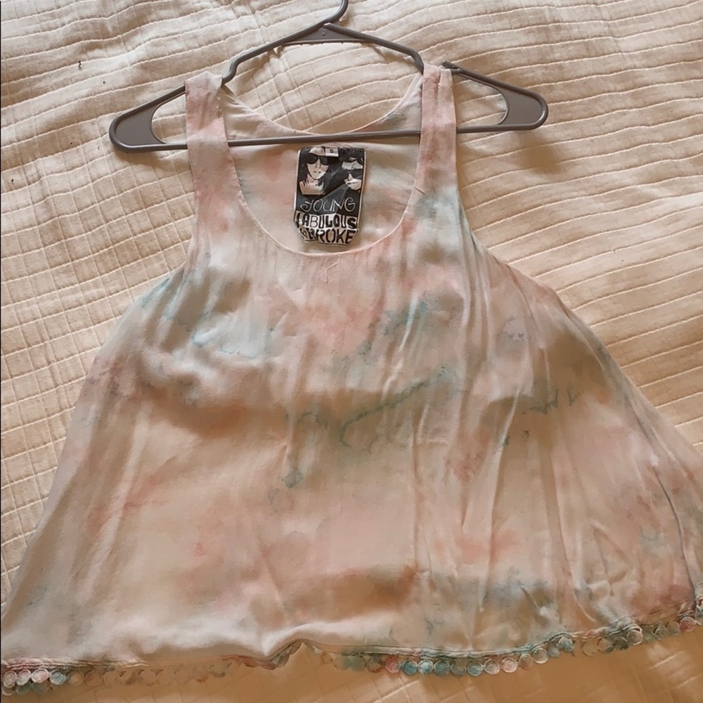 Pretty tie dye crop top
